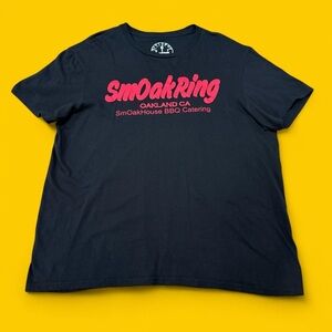 Indie Streetwear Black Smoakring BBQ Tee T-Shirt Men’s XL